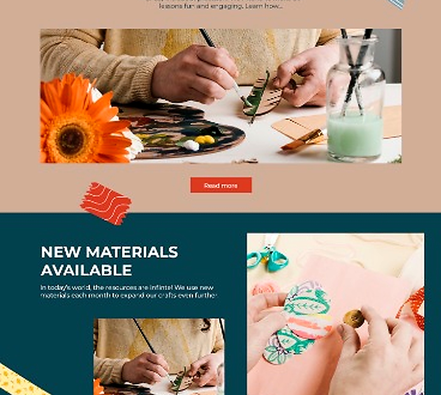 Craftoria — Our Work Techniques editorial section
