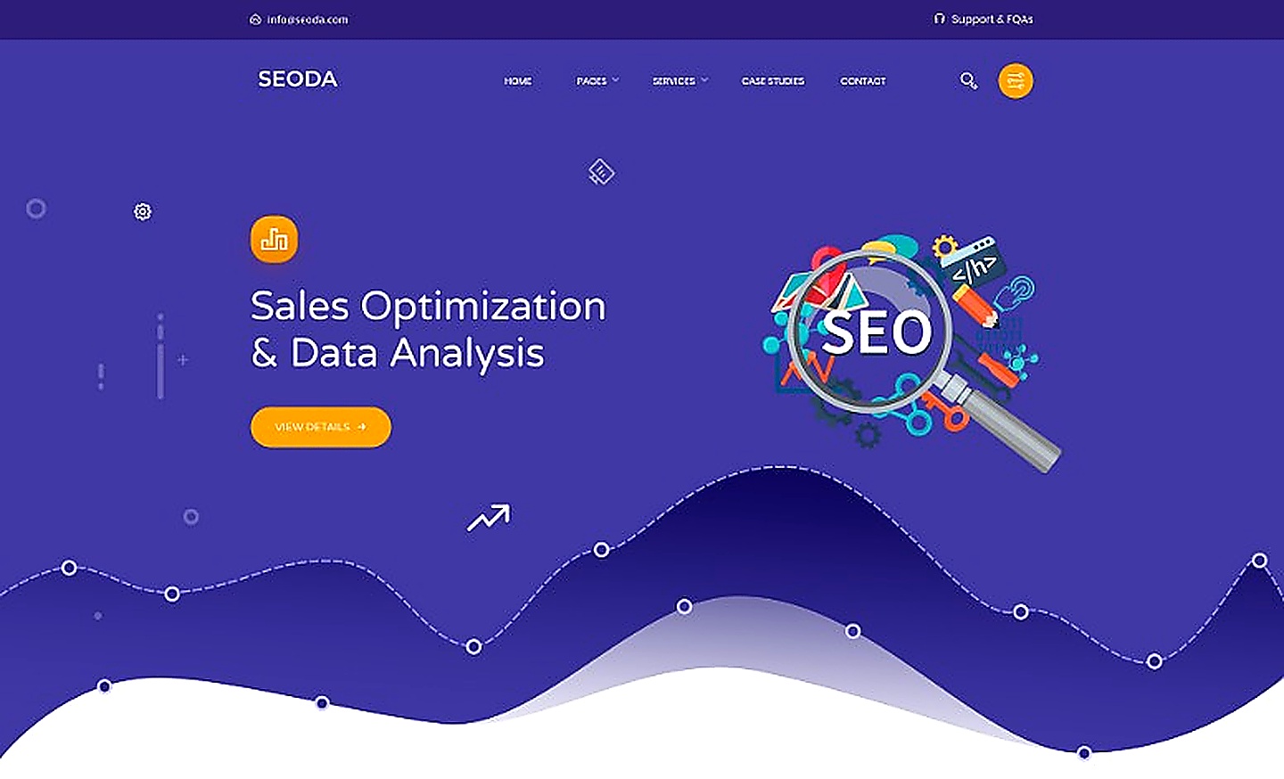SEODA SEO marketing website preview