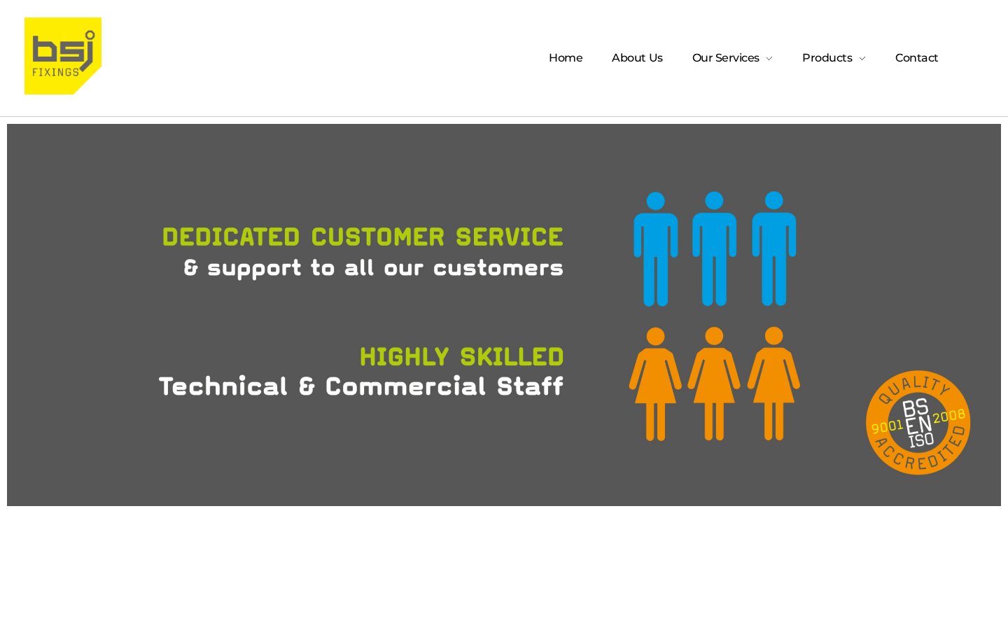 BSJ Fixings website full showcase